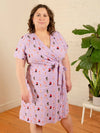 Two Step Katie Wrap Dress in Lavender by Mata Traders
