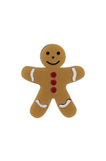 Gingerbread Man Brooch by Collectif