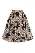 Dominique 50's Skirt by Hell Bunny