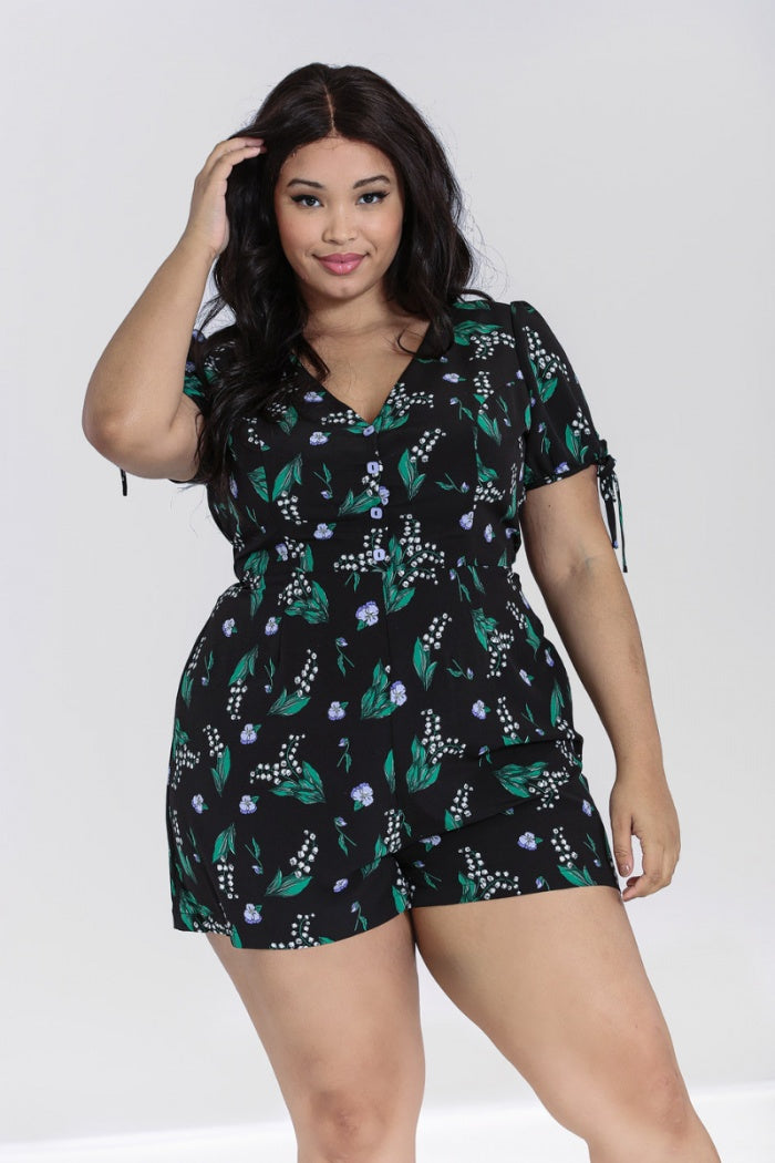 Good Luck Romper by Hell Bunny
