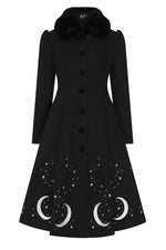 Interstellar Coat in Black by Hell Bunny