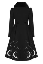 Interstellar Coat in Black by Hell Bunny