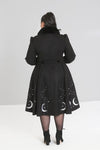 Interstellar Coat in Black by Hell Bunny