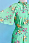 Final Sale Mint Adelina Flutter Sleeve Dress by Hell Bunny
