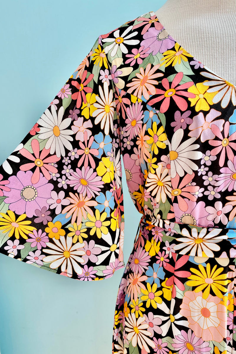 FINAL SALE Nadine 60's Floral Jumpsuit by Hell Bunny