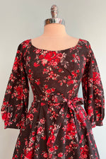 Romance Black Floral Jenni Dress by Heart of Haute