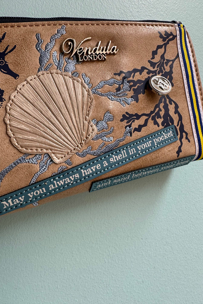English Coast Scrapbook Soft Foldover Wallet by Vendula