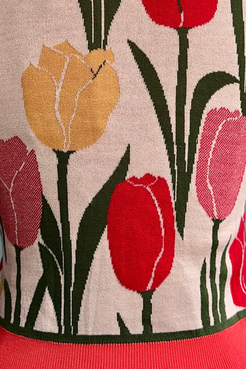 Tulips Jacquard Vera Cardigan by Palava