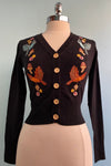 Black Ginny Woodland Cardigan by Voodoo Vixen