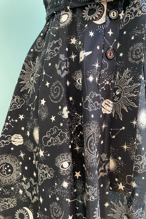 Lunar Shirtwaist Mini Dress by Eva Rose