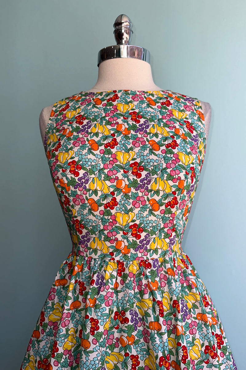 Vintage Fruit Midi Dress by Retrolicious