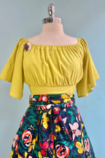 Folk Floral Jemima Skirt by Emily and Fin