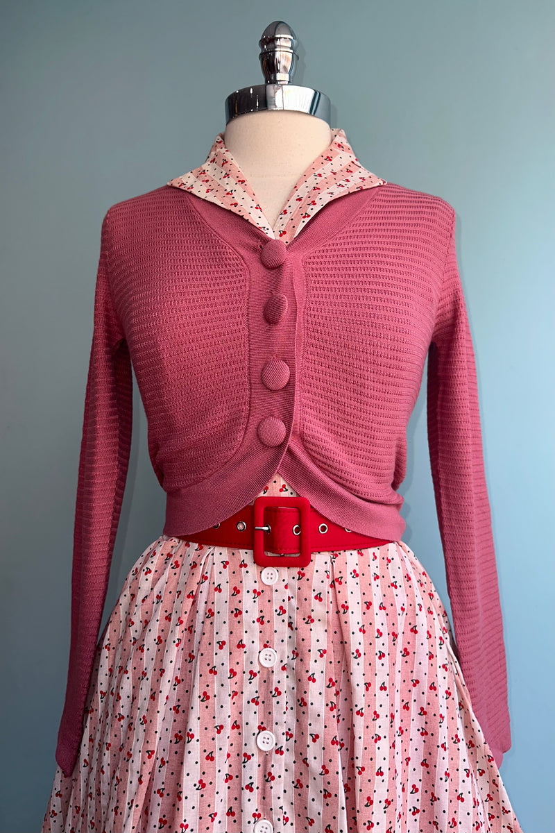 【新品タグつき】ROSY LUCE Cropped Knit Cardigan 新品タグつき】ROSY LUCE Cropped Knit Cardigan 新品タグつき