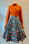 Woodland Fox Full Skirt by Eva Rose