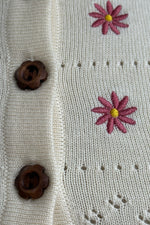 Rose Cardigan in Ivory by Banned