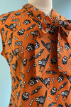 Boo Skeleton Glow in the Dark Bow Top by Retrolicious