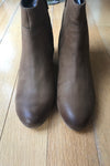 FINAL SALE Texan Ankle Boots in Tan by Chelsea Crew