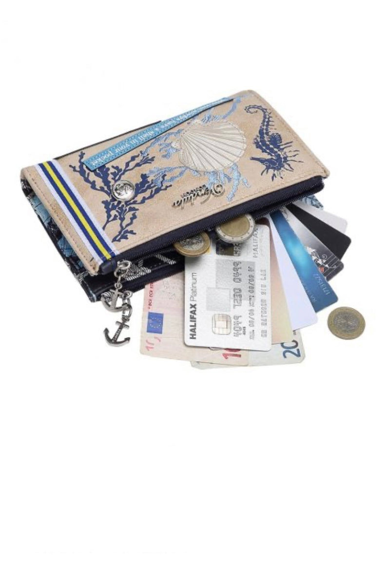 English Coast Scrapbook Soft Foldover Wallet by Vendula