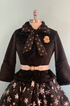 Stacey-Lou Black Velvet Blazer By Miss Candyfloss
