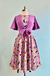 Colorful Ghosts and Owls Vintage Dress by Retrolicious