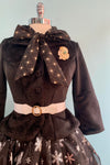 Stacey-Lou Black Velvet Blazer By Miss Candyfloss