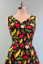 Veggie V-Neck Dress by Eva Rose