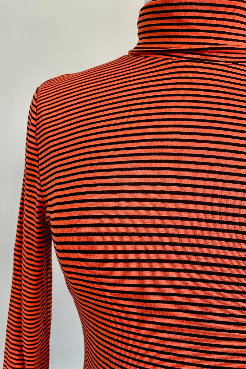 Trick or Treat Orange and Black Striped Top by Banned