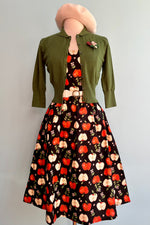 Green Shawl Collar Cardigan by Tulip B.