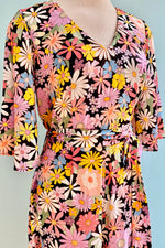 FINAL SALE Nadine 60's Floral Jumpsuit by Hell Bunny
