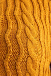 Cable Knit Cardigan in Mustard by Voodoo Vixen