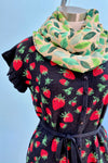 Final Sale Strawberry Knit Romper by Saint Geraldine