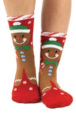 Gingerbread Slipper Socks by Foot Traffic