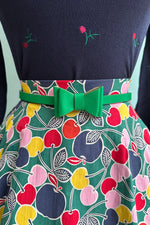 Green Cherry Full Skirt by Tulip B.