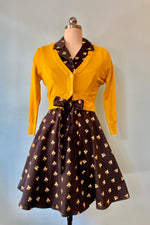 Black Bee Shirtwaist Mini Dress by Eva Rose
