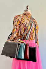 Kitty Multi-Pocket Crossbody Handbag in Multiple Colors