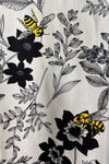 White Bee Fold-Over Dress by Eva Rose