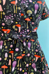 Mushroom Knee-Length Shirtwaist Dress by Eva Rose