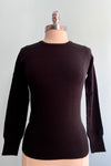 Black Knit Pullover Sweater