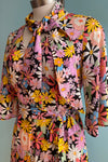 FINAL SALE Nadine 60's Floral Jumpsuit by Hell Bunny