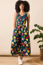 Folk Floral Margot Jumpsuit by Emily and Fin