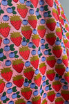 Strawberries and Blueberries V-Neck Dress by Eva Rose