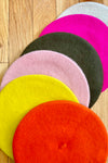 Wool Beret in Multiple Colors!