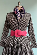 Gingham Black and White Diva Jacket by Heart of Haute