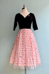 Pink Tulle Musical Notes Dress
