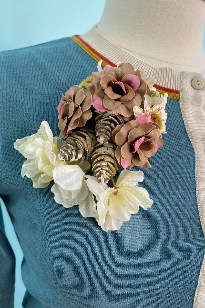 Darya Festive Hair Flower by Collectif