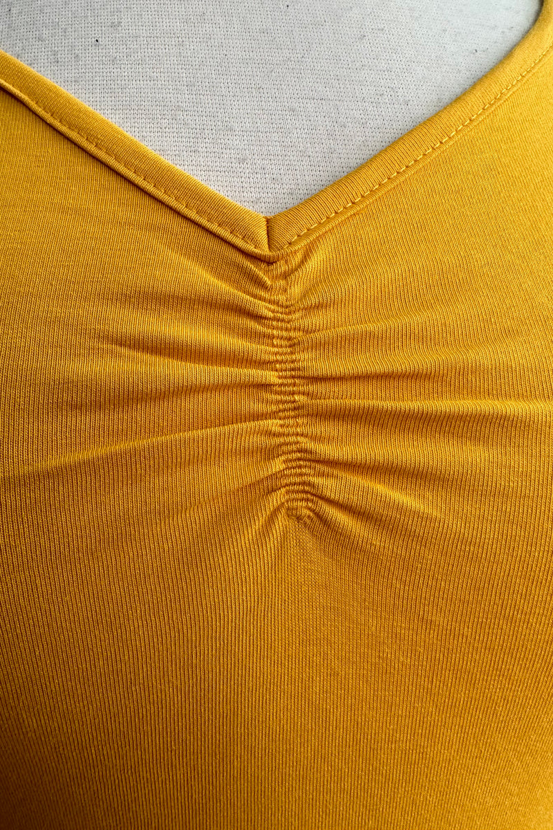 Yellow Philippa Top by Hell Bunny