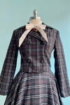 Charcoal and Red Plaid Wool Jacket by Timeless London