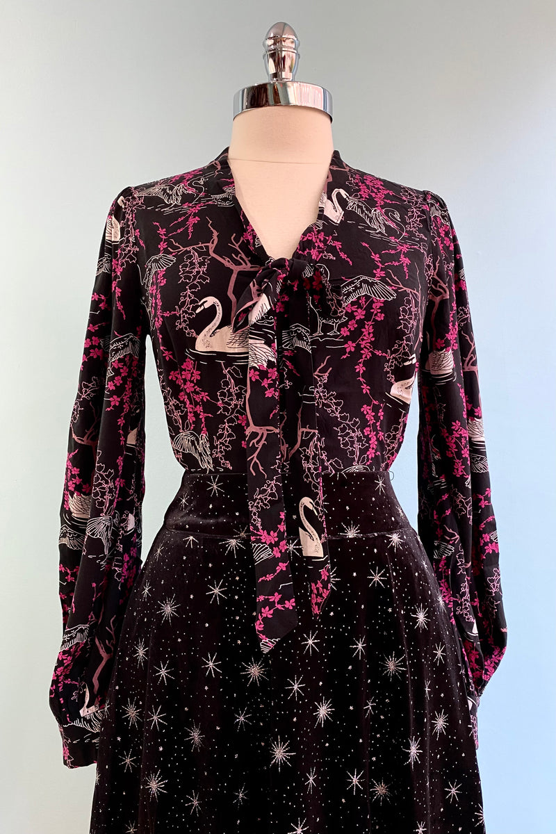 FINAL SALE Swan Forest Luiza Blouse by Collectif