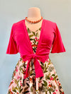 Leopard and Palm V-Neck Dress by Eva Rose