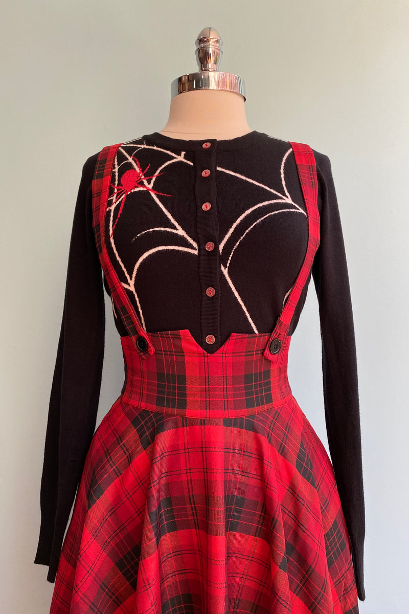 Final Sale In a Web Cardigan by Hell Bunny